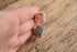 Modernist Cube Earrings Signed Sterling Silver HOB